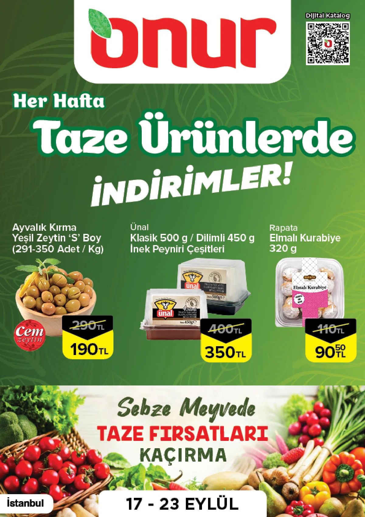 17 Eylül Onurmarket Kataloğu 2026 Sayfa 1