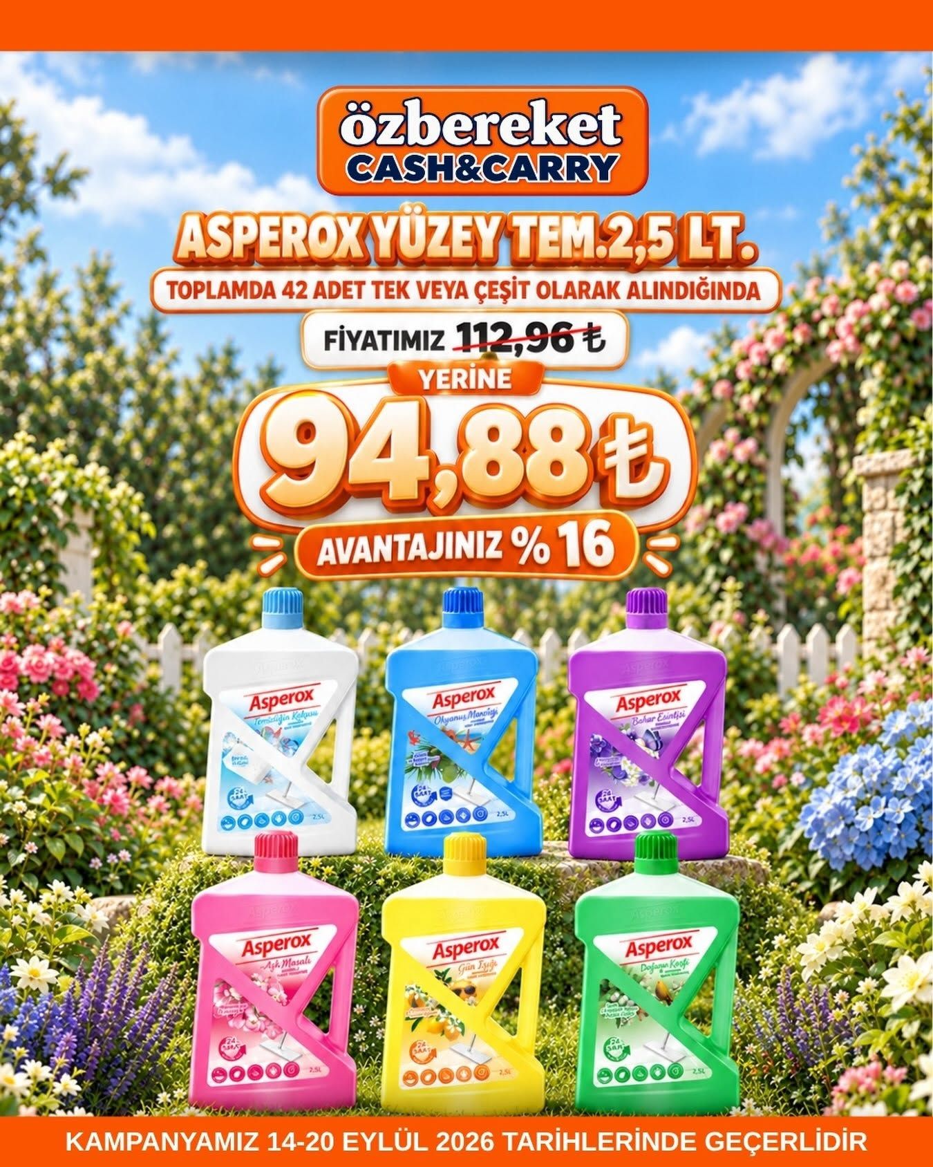 14 Eylül Ozbereket Kataloğu 2026 Sayfa 1