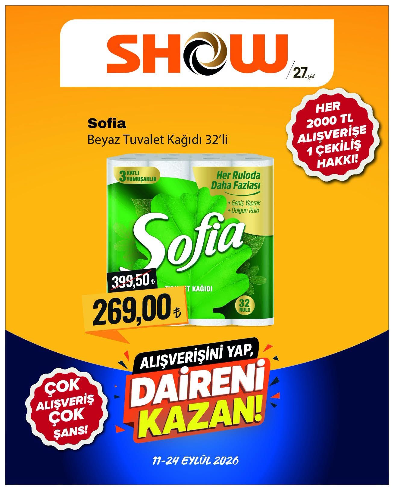 11 Eylül Showhipermarket Kataloğu 2026 Sayfa 7