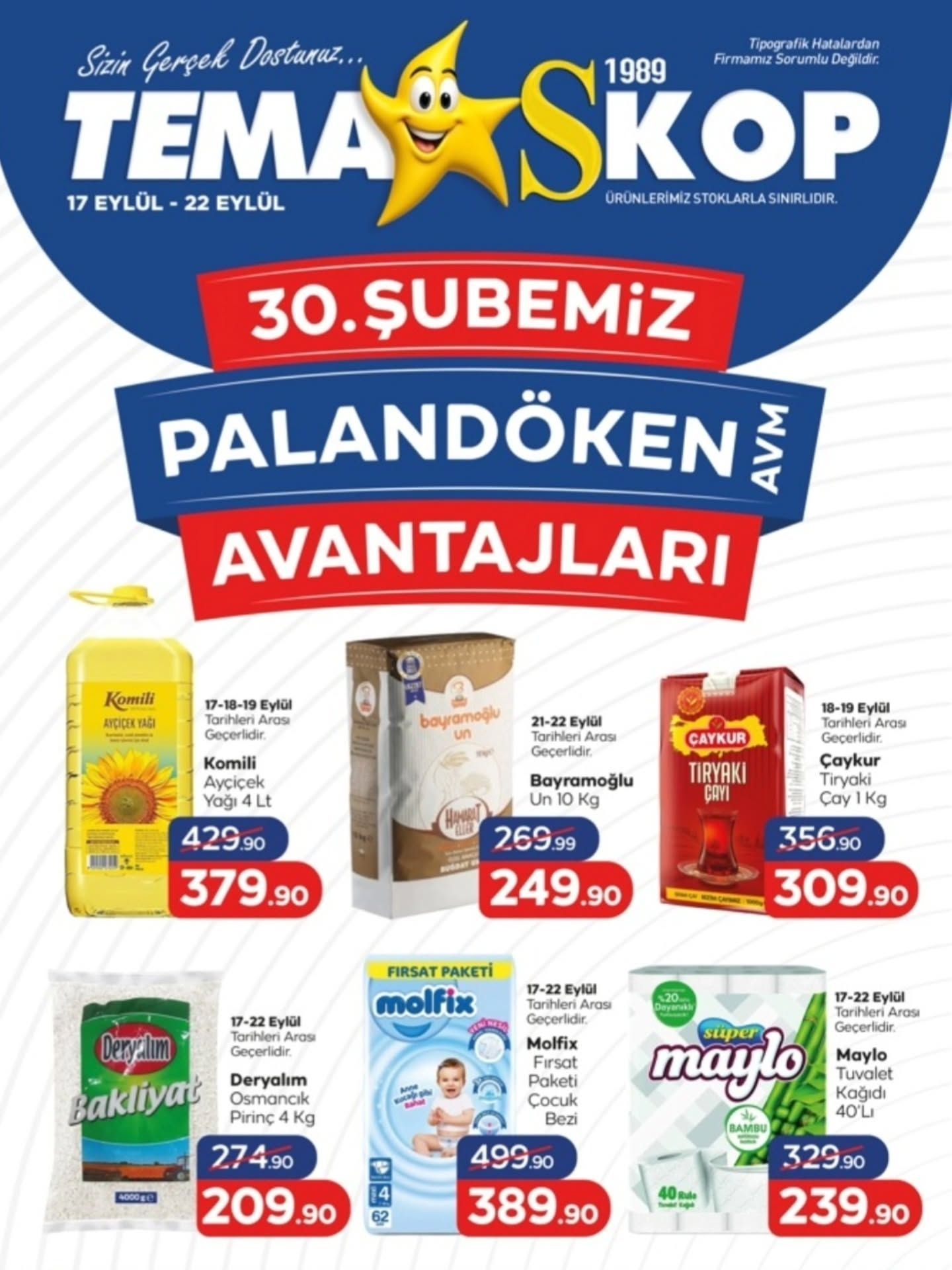 17 Eylül Tema Market Kataloğu 2026 Sayfa 1