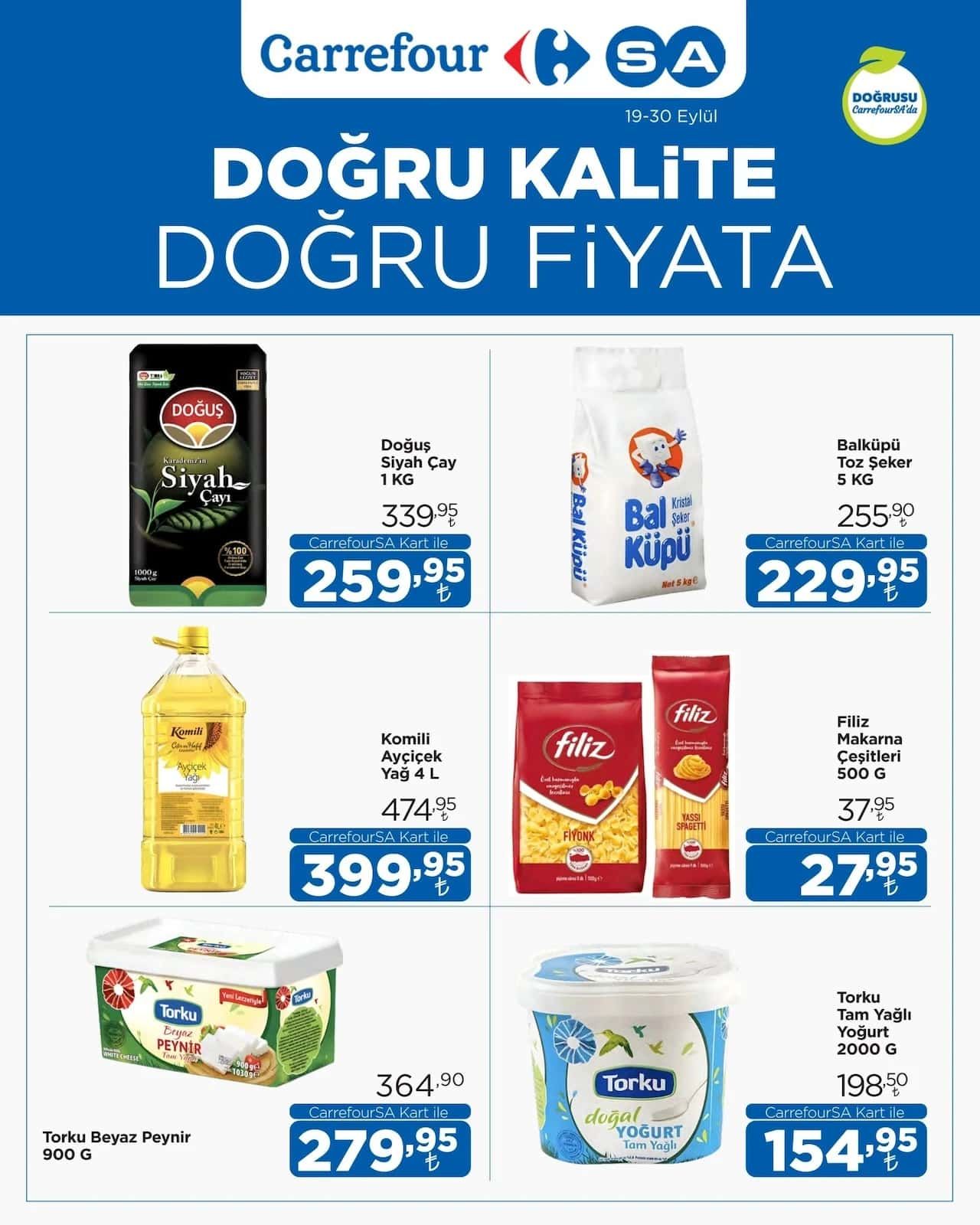 19 Eylül Carrefoursa Kataloğu 2026 Sayfa 1