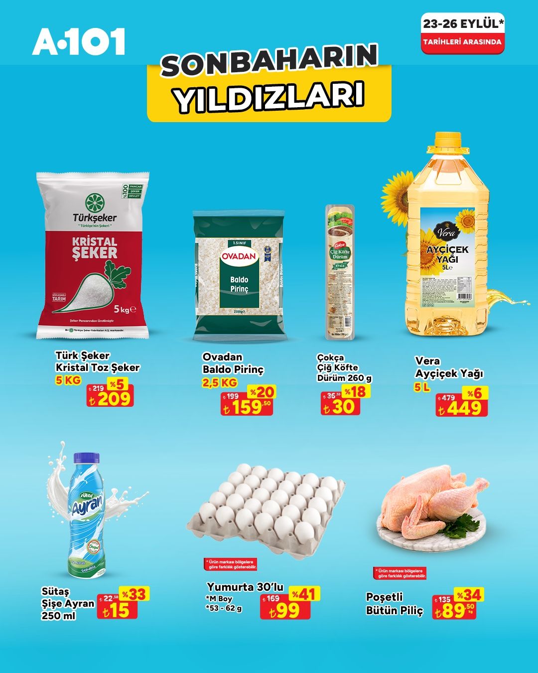 23 Eylül A101 Kataloğu 2026 Sayfa 1