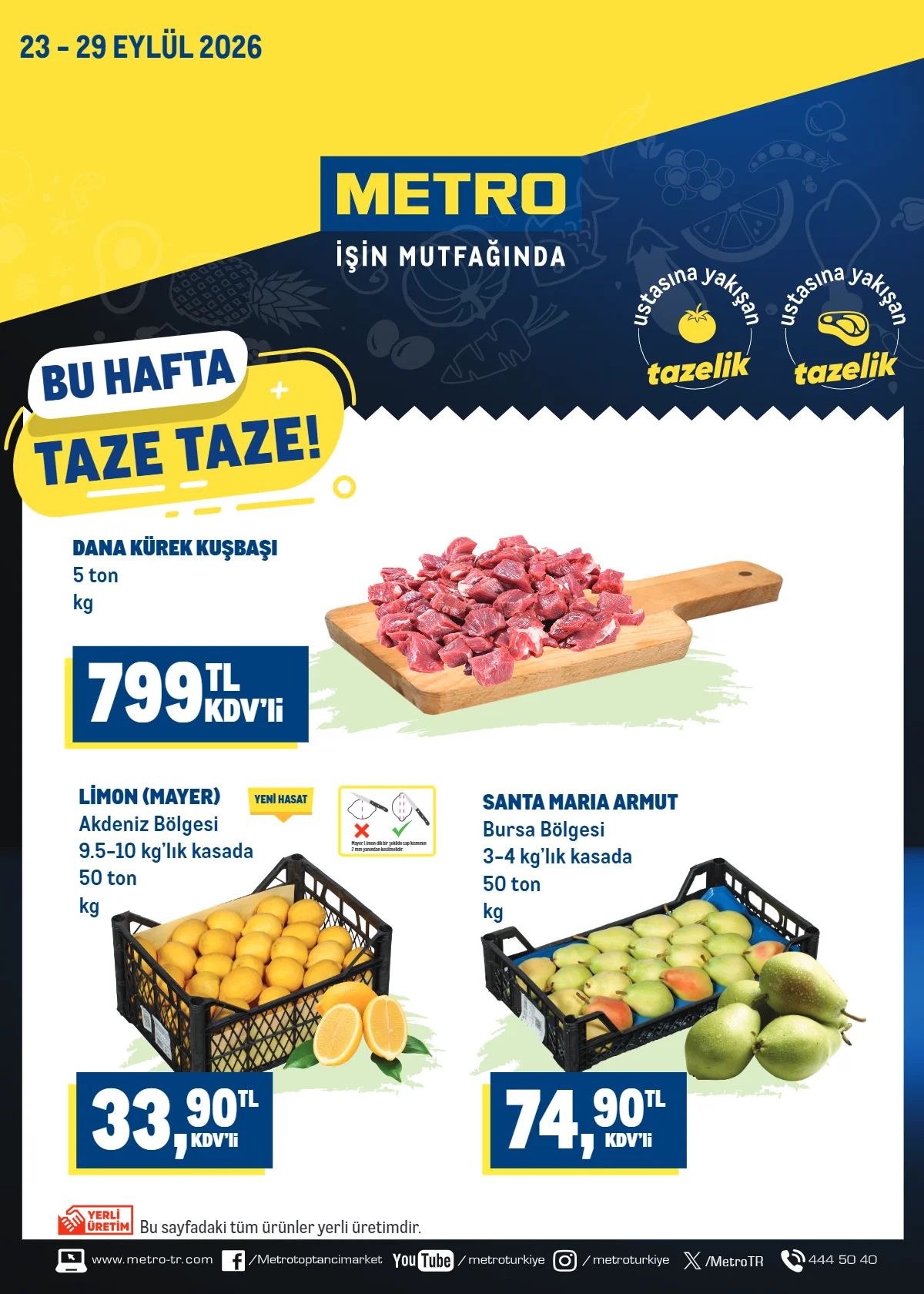 23 Eylül Metro-tr Kataloğu 2026 Sayfa 1
