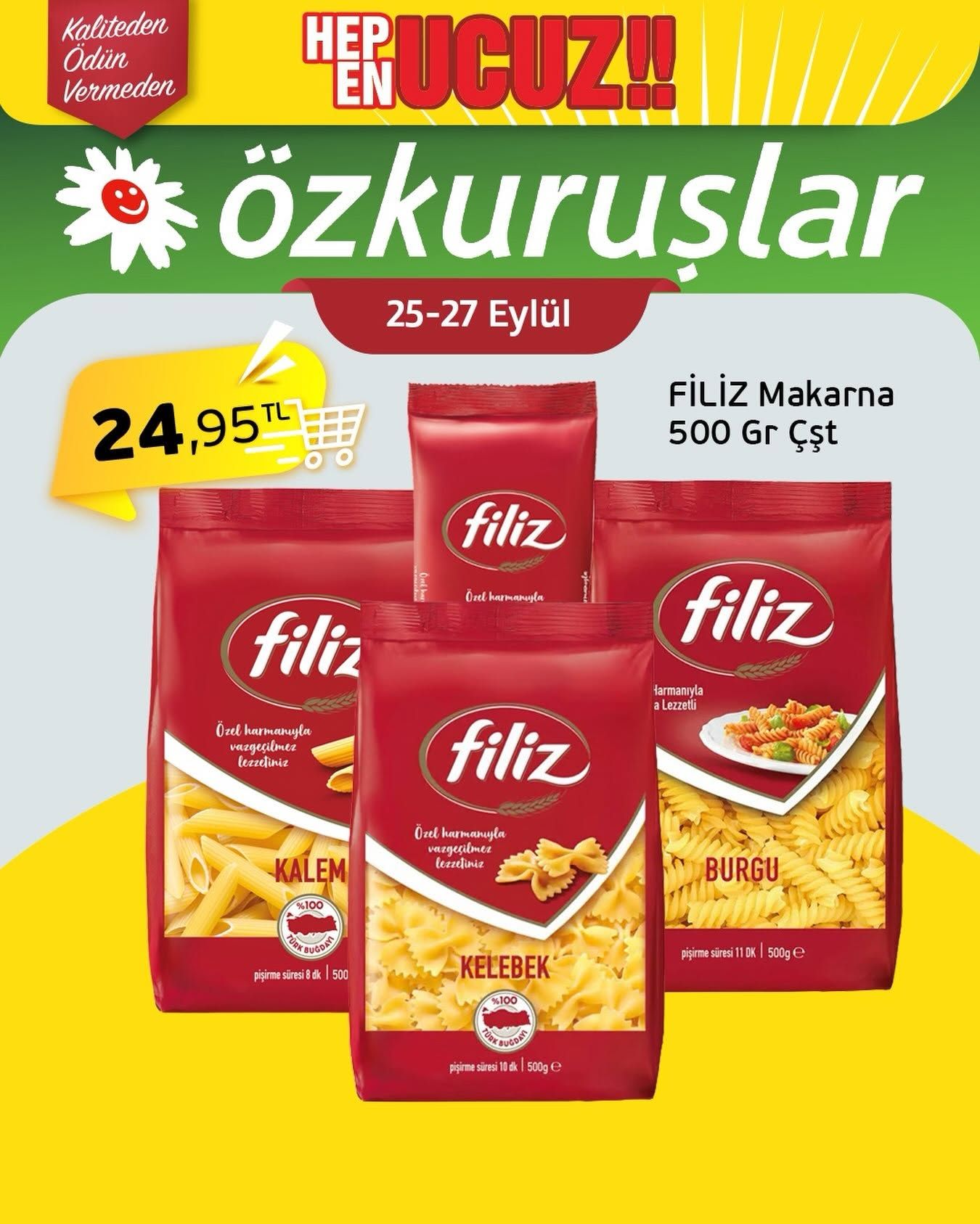 25 Eylül Ozkuruslar Kataloğu 2026 Sayfa 1