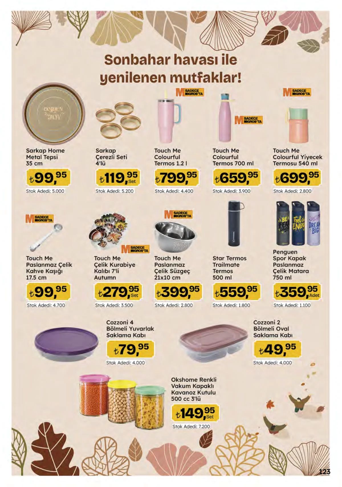 24 Eylül Migros Kataloğu 2026 Sayfa 123