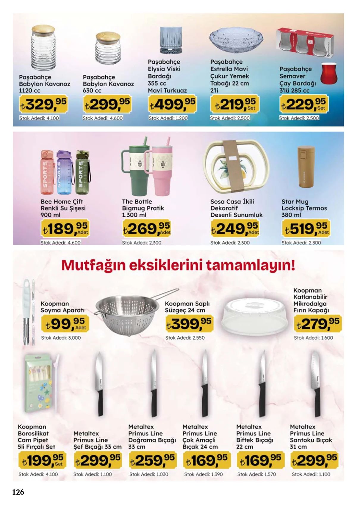 24 Eylül Migros Kataloğu 2026 Sayfa 126