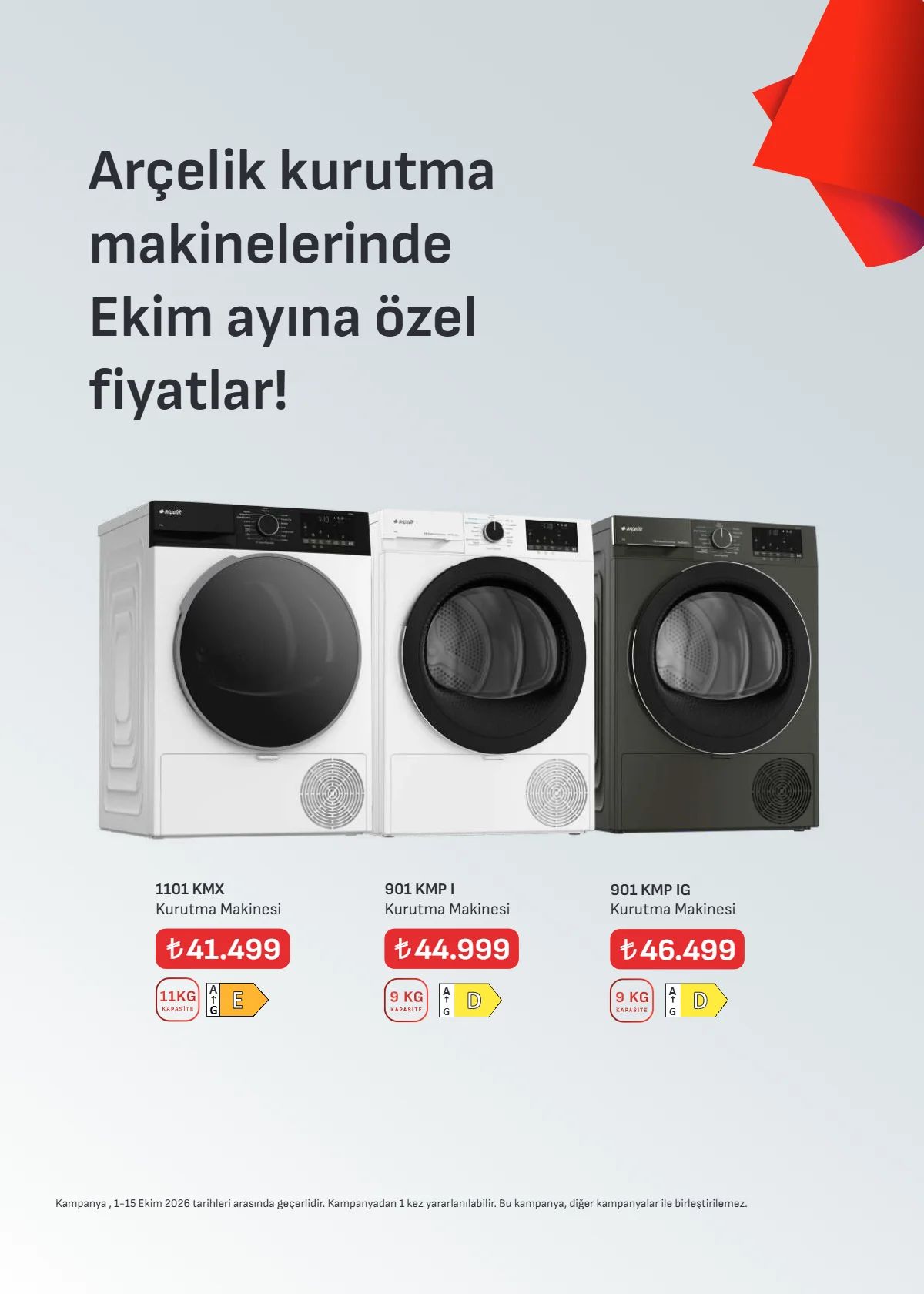 1 Ekim Arçelik Kataloğu 2026 Sayfa 31