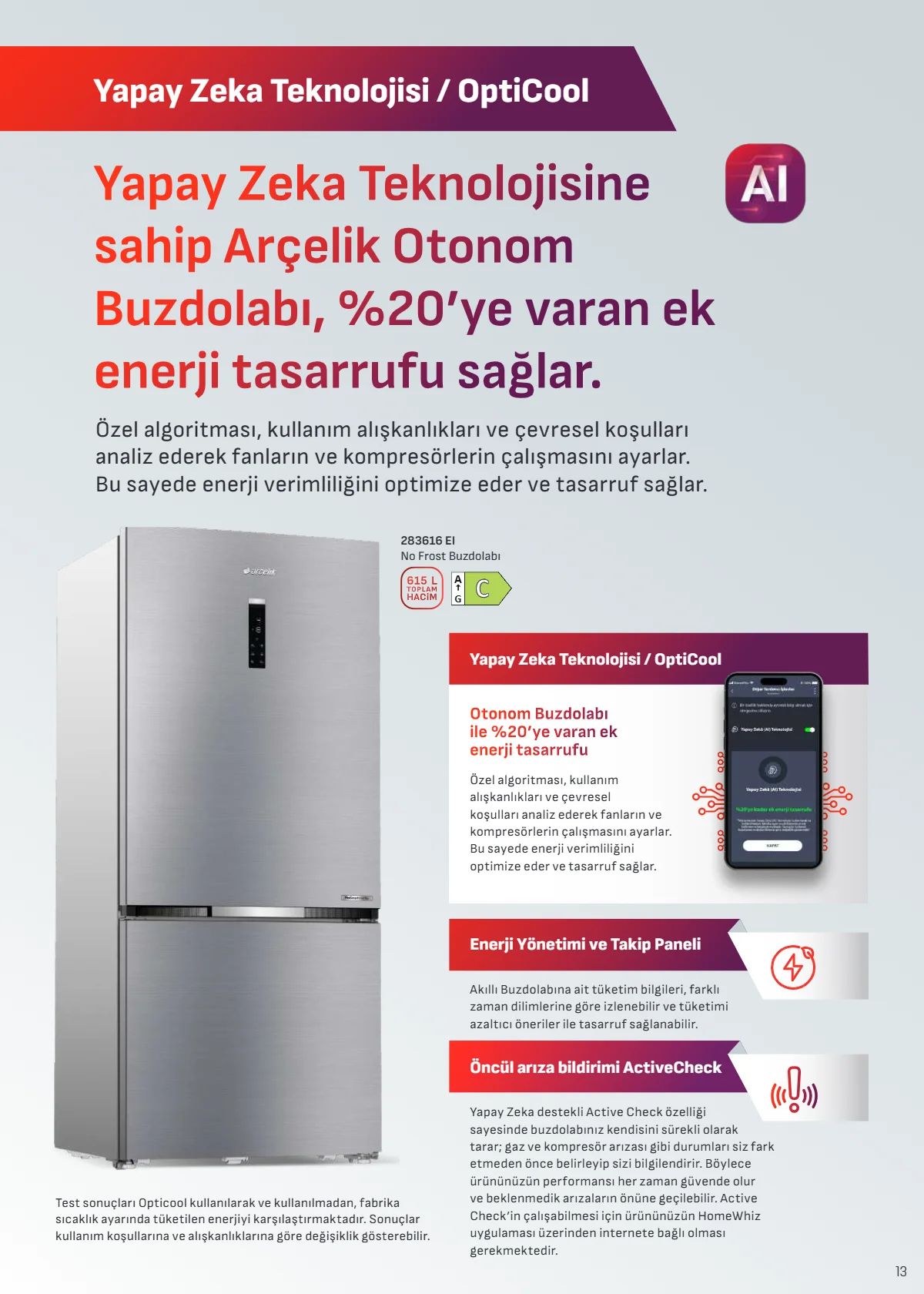 1 Ekim Arçelik Kataloğu 2026 Sayfa 13