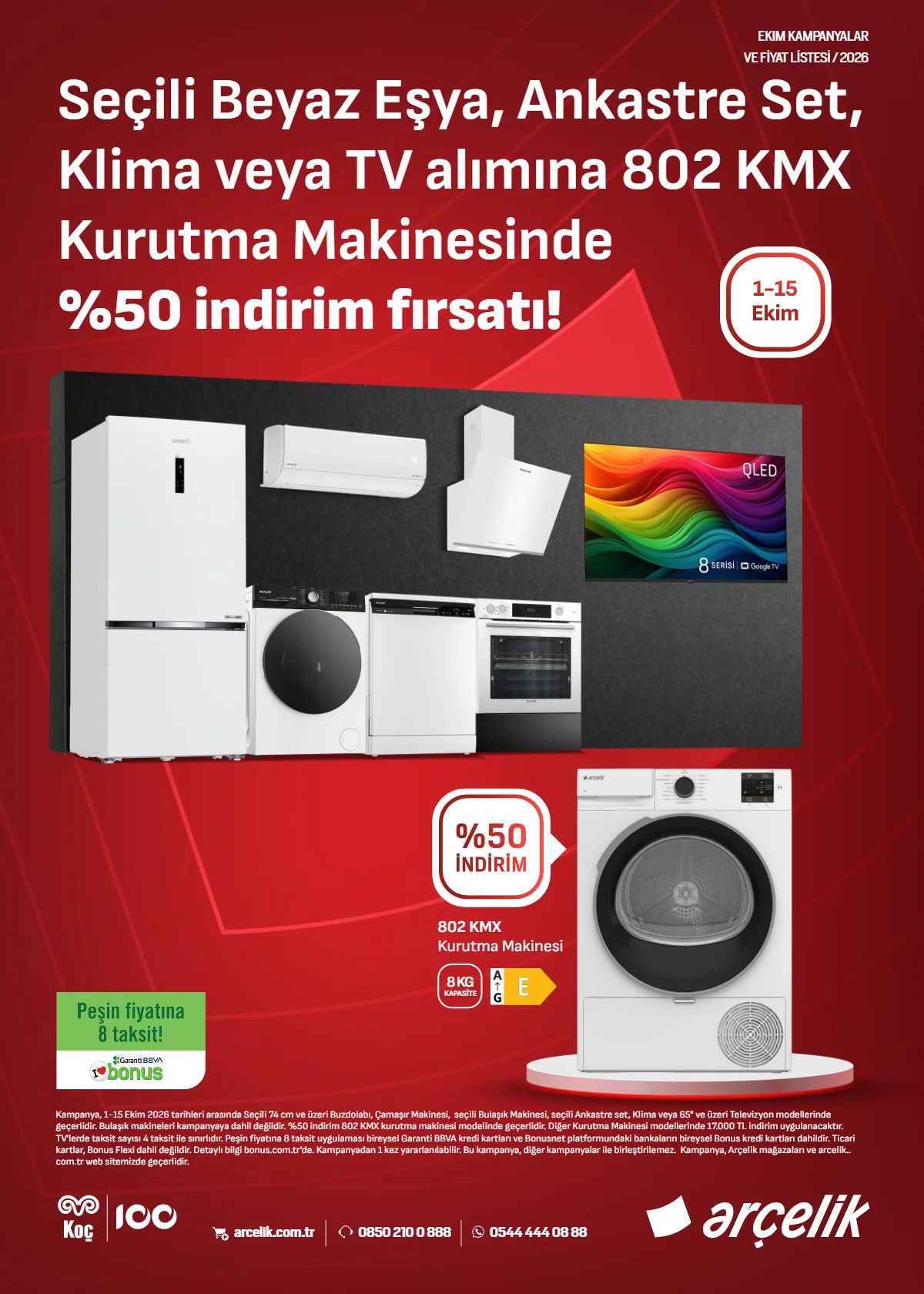 1 Ekim Arçelik Kataloğu 2026 Sayfa 2