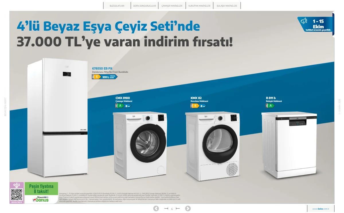 1 Ekim Beko Kataloğu 2026 Sayfa 6