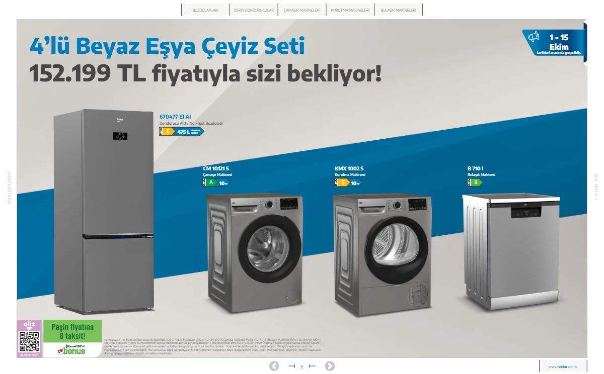 1 Ekim Beko Kataloğu 2026 Sayfa 8