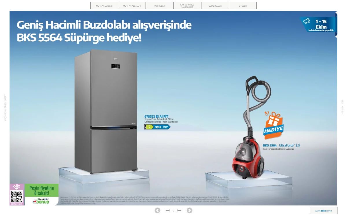 1 Ekim Beko Kataloğu 2026 Sayfa 6