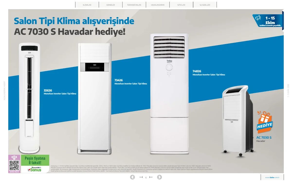 1 Ekim Beko Kataloğu 2026 Sayfa 6