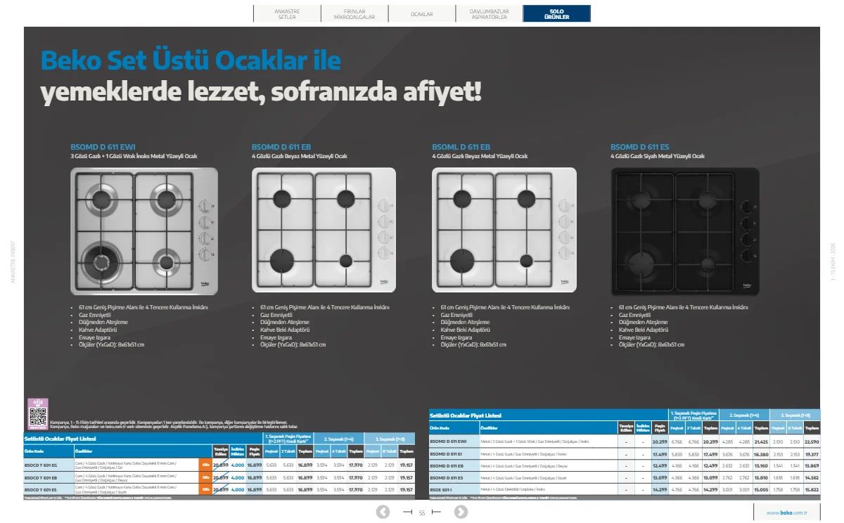 1 Ekim Beko Kataloğu 2026 Sayfa 55