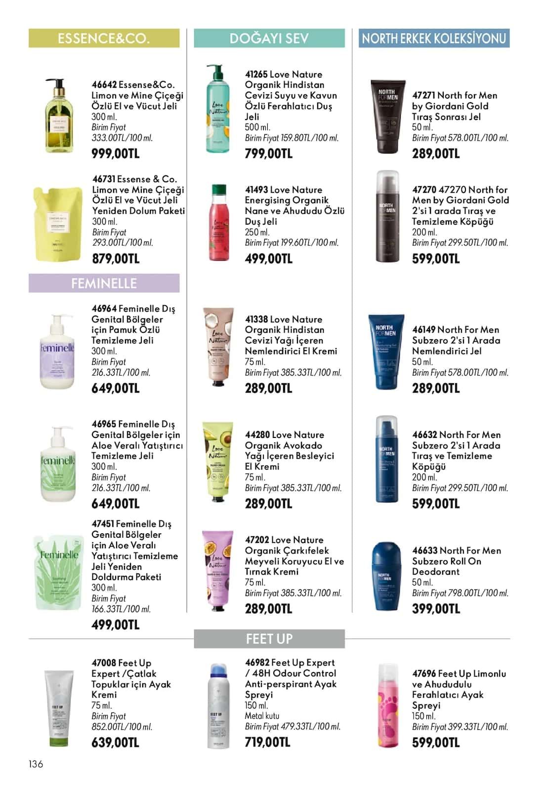 1 Ekim Oriflame Kataloğu 2026 Sayfa 136