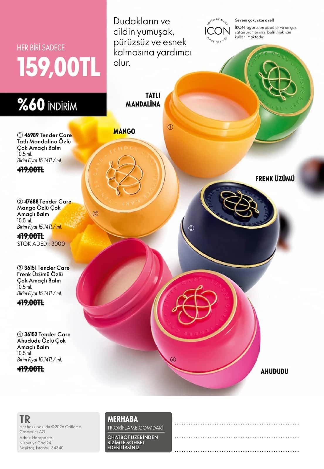 1 Ekim Oriflame Kataloğu 2026 Sayfa 148