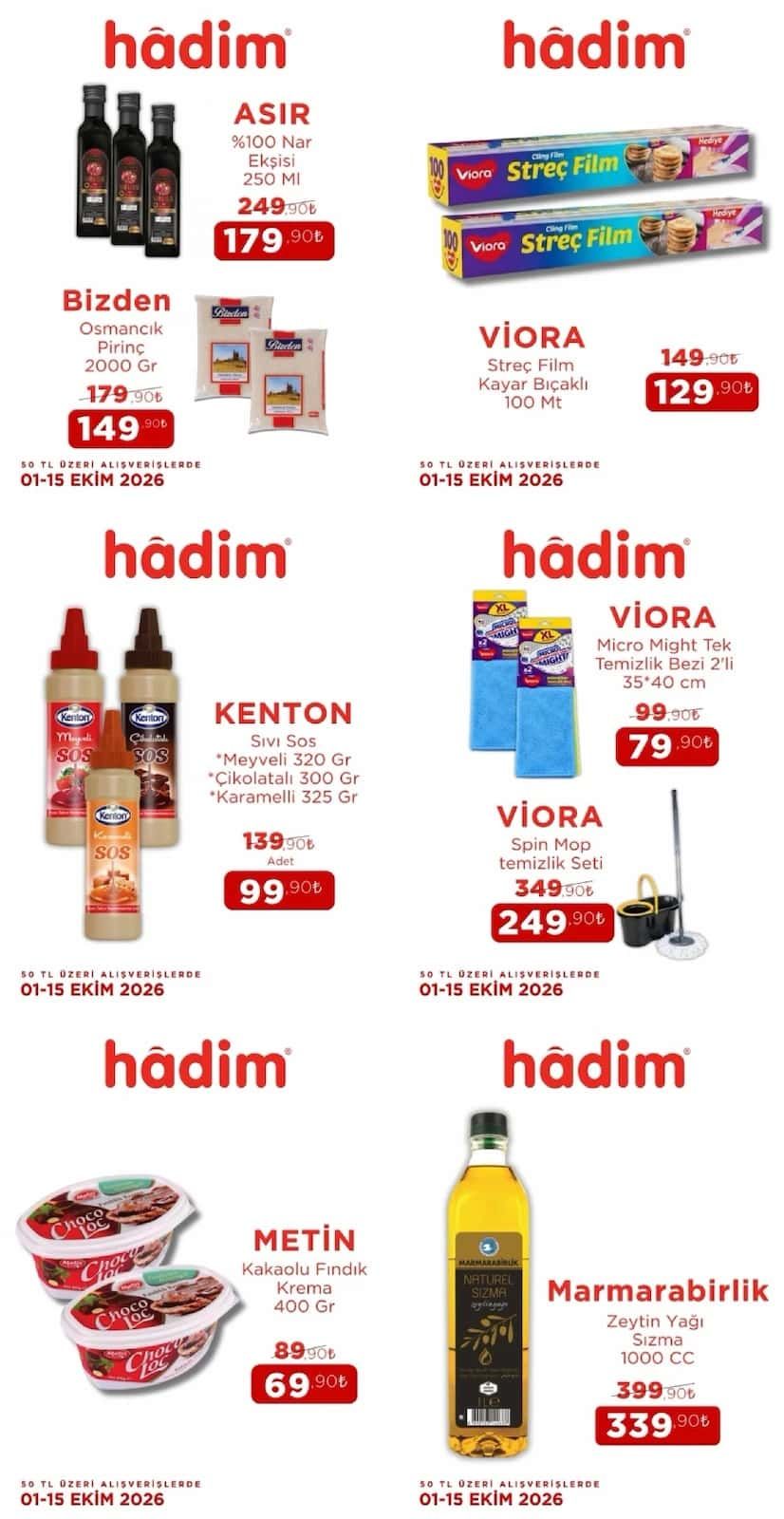 1 Ekim Hadim Kataloğu 2026 Sayfa 1