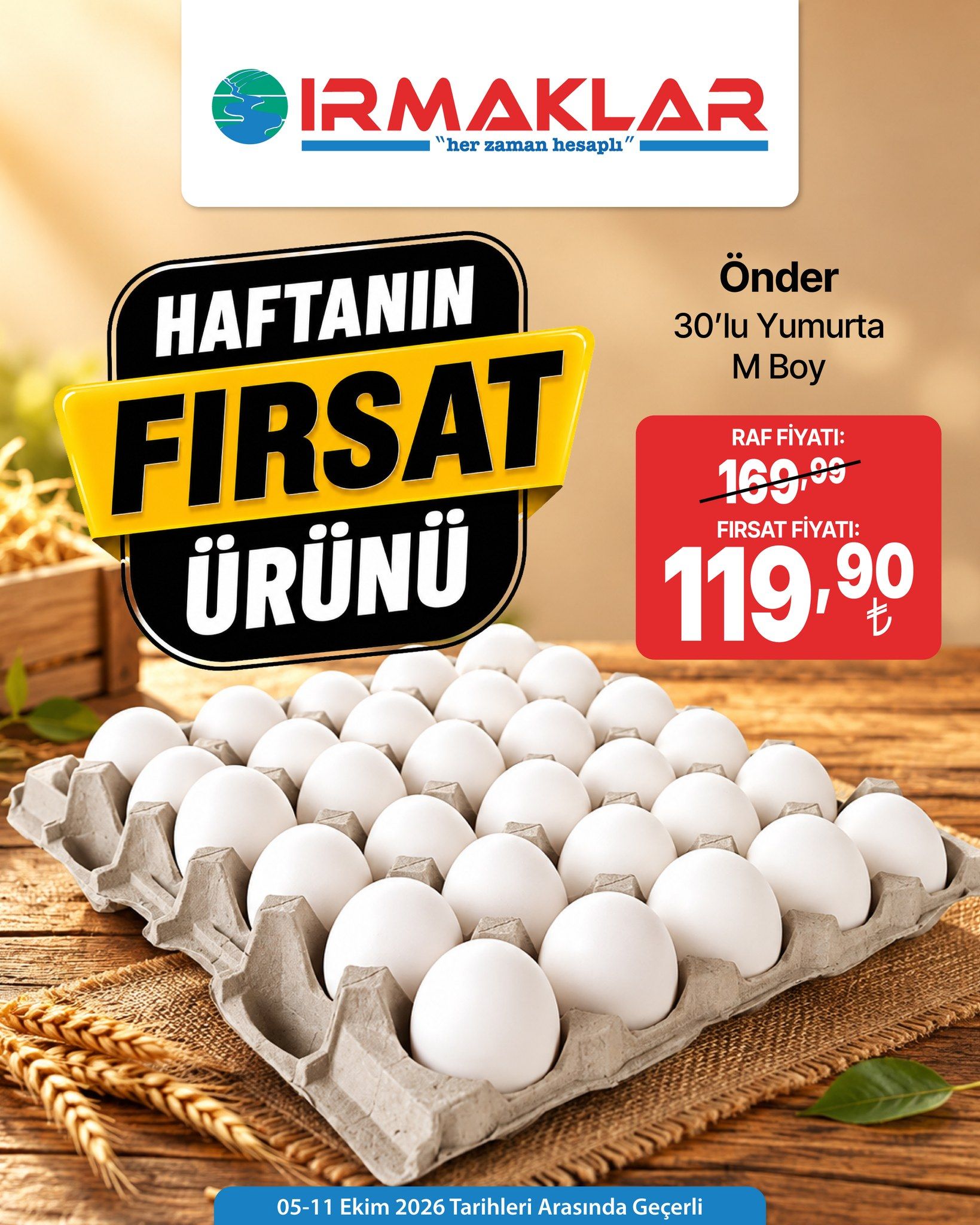 5 Ekim Irmaklarmarket Kataloğu 2026 Sayfa 1