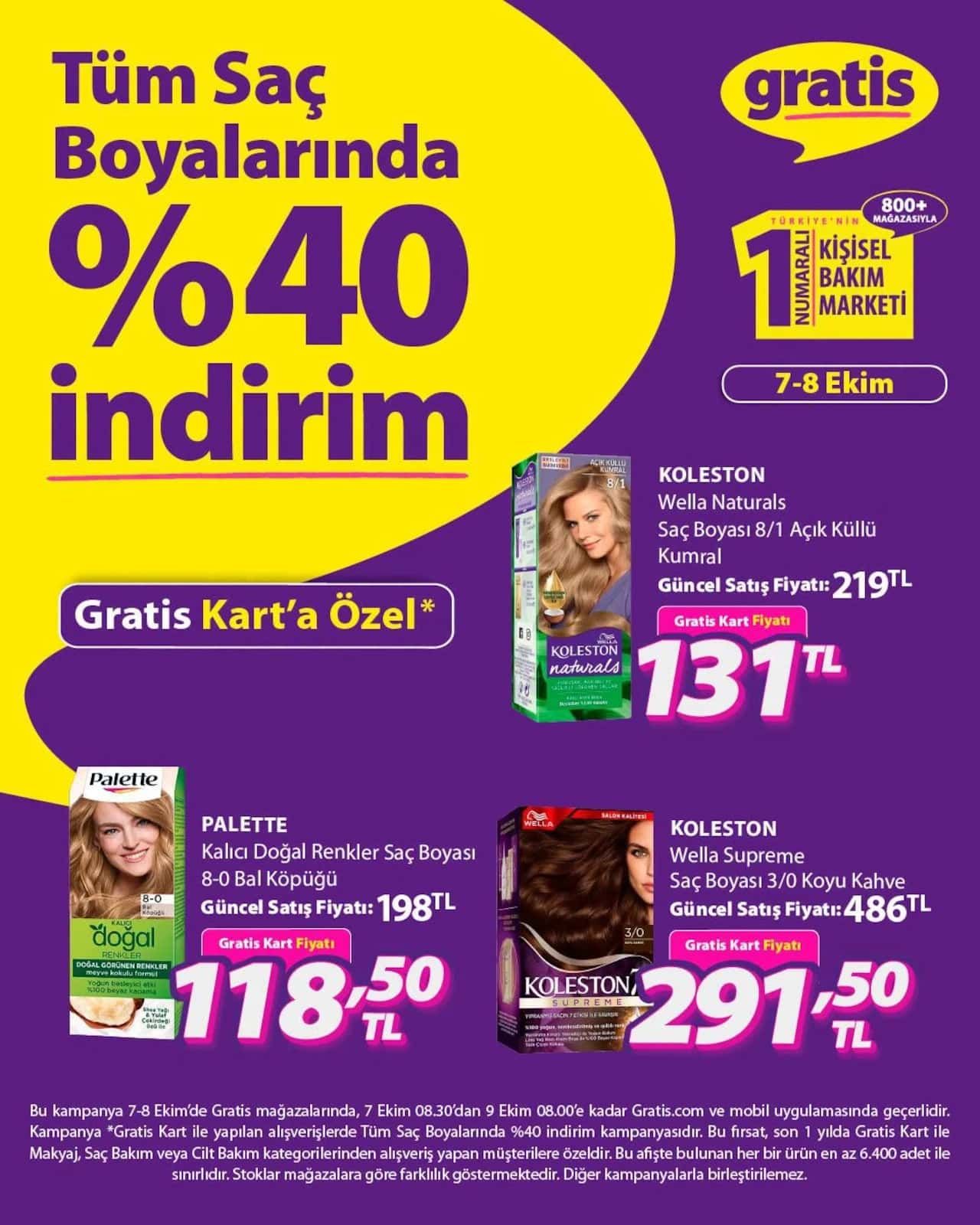 7 Ekim Gratis Kataloğu 2026 Sayfa 1