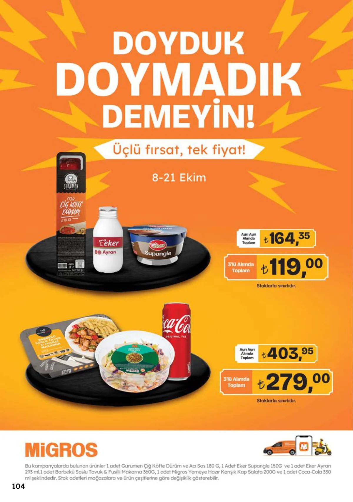 8 Ekim Migros Kataloğu 2026 Sayfa 104