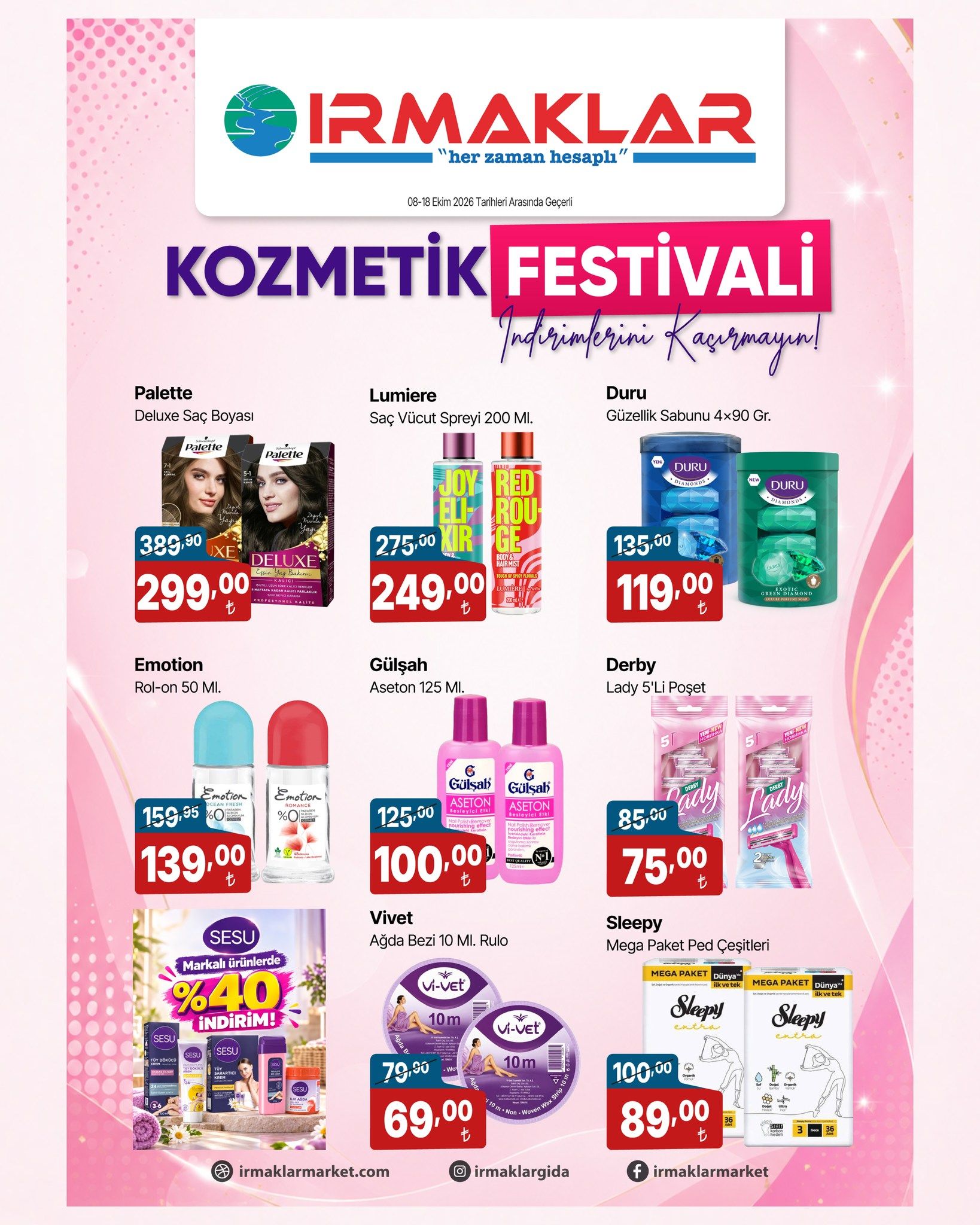 8 Ekim Irmaklarmarket Kataloğu 2026 Sayfa 2