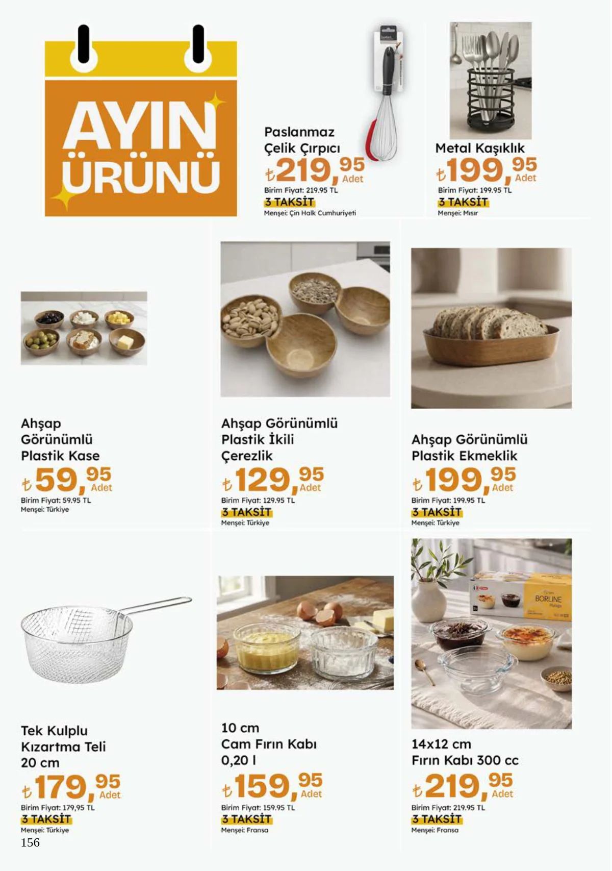 8 Ekim Migros Kataloğu 2026 Sayfa 156
