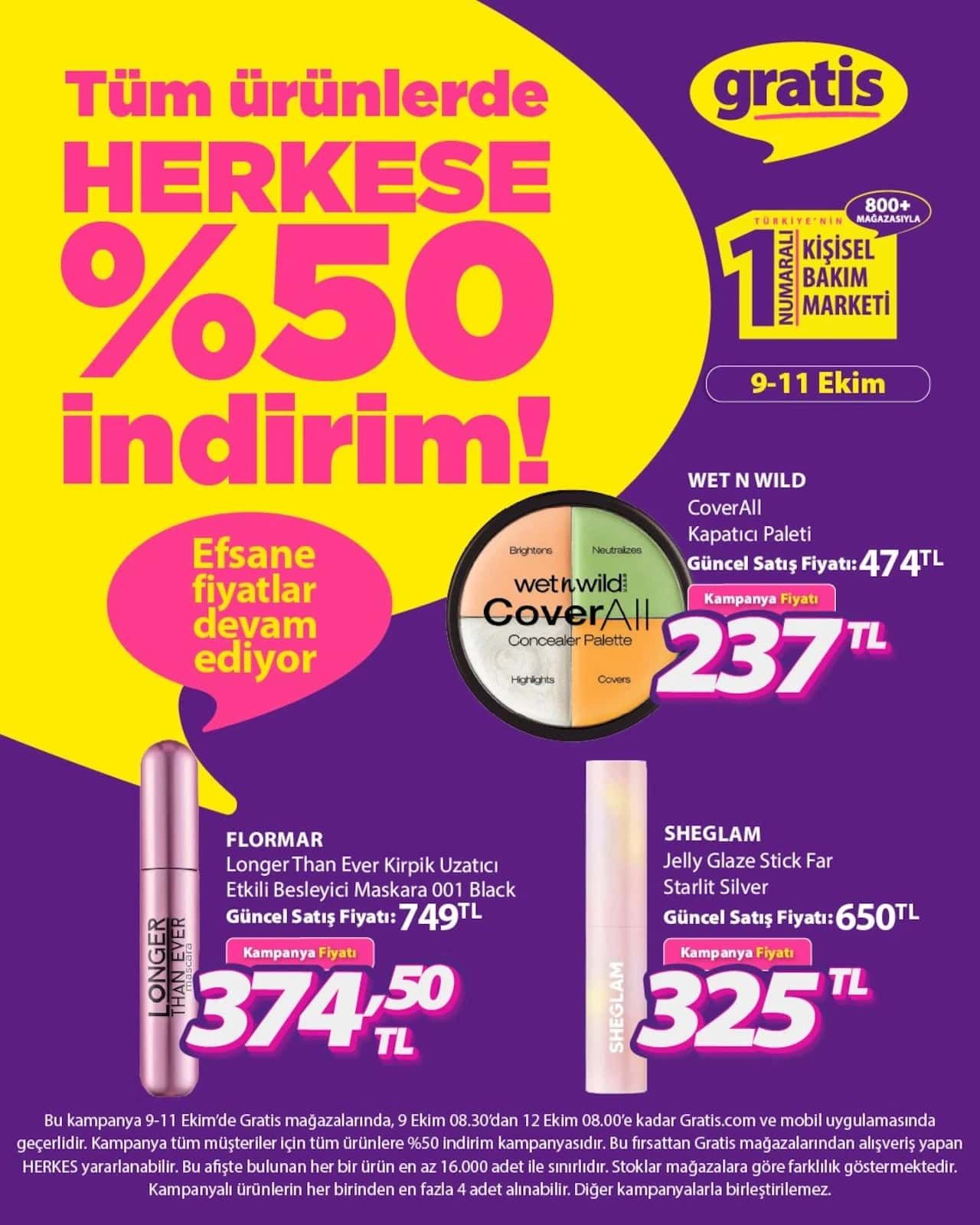 9 Ekim Gratis Kataloğu 2026 Sayfa 1