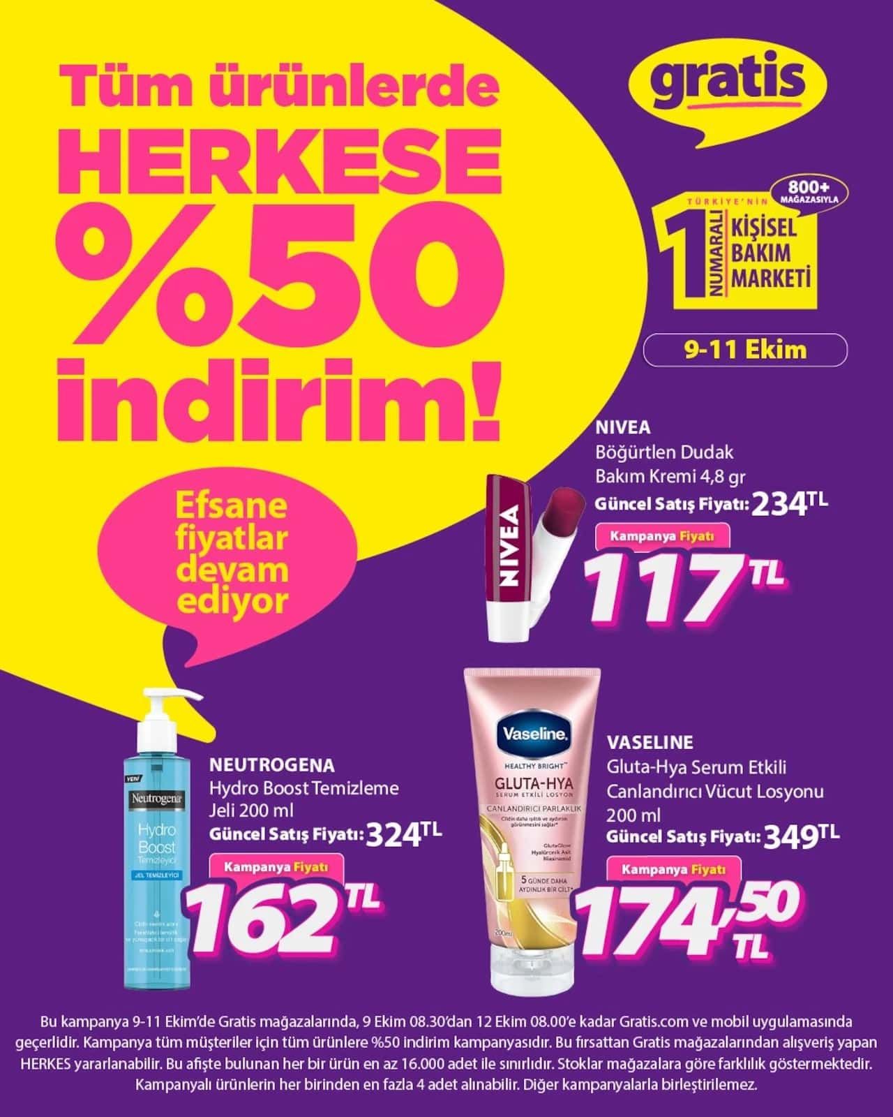 9 Ekim Gratis Kataloğu 2026 Sayfa 2
