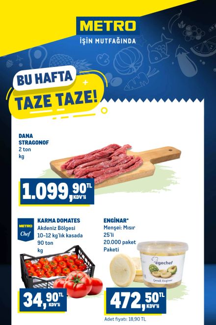 Metro - Taze Ürünler Kataloğu