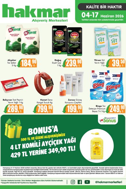 Hakmar İndirim Kataloğu