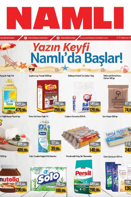 Namlı Market İndirim Kataloğu