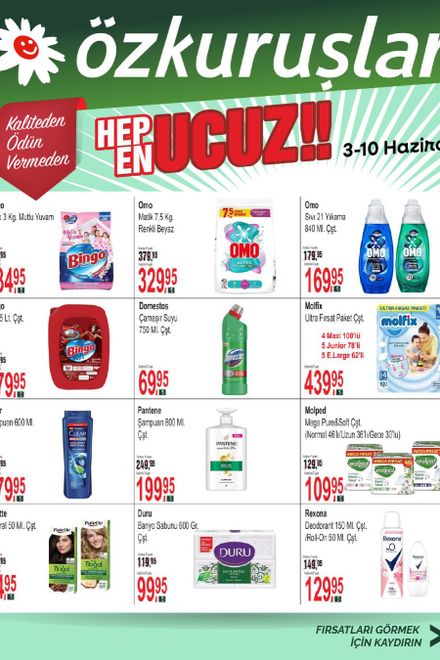 Özkuruşlar Market İndirim Kataloğu