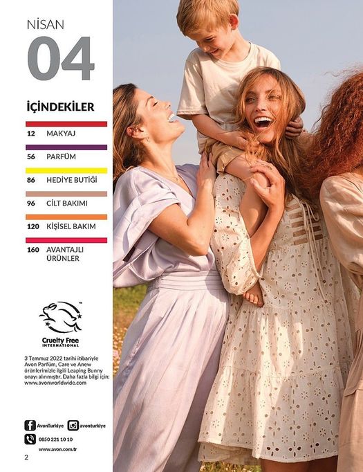 Avon 1 Nisan - 30 Nisan Avon Nisan Kataloğu Sayfa 2