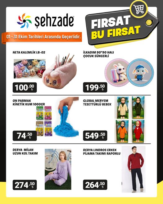1 Ekim Şehzade Online Kataloğu 2026 Sayfa 1