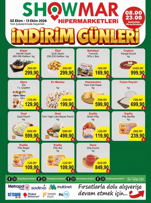 2 Ekim Showmar Kataloğu 2026 Sayfa 1