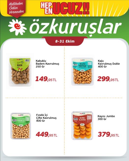 8 Ekim Ozkuruslar Kataloğu 2026 Sayfa 1