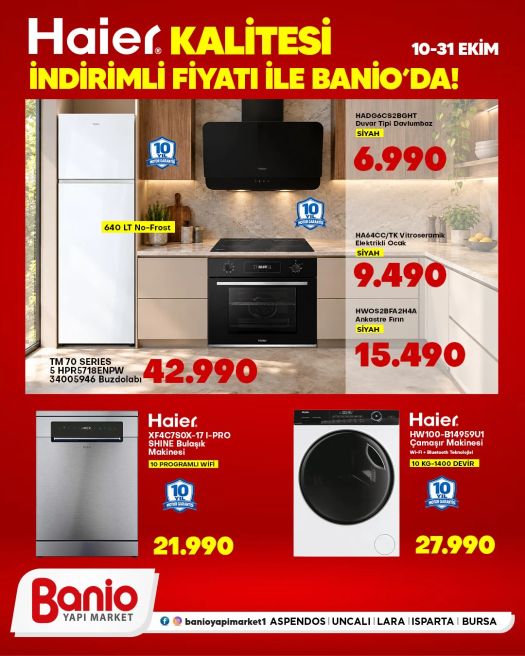 10 Ekim Banio Yapı Market Kataloğu 2026 Sayfa 9