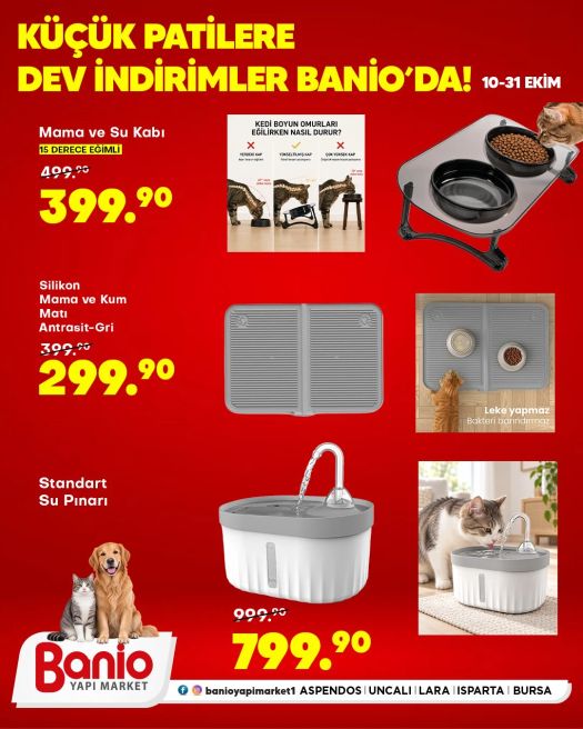 10 Ekim Banio Yapı Market Kataloğu 2026 Sayfa 18