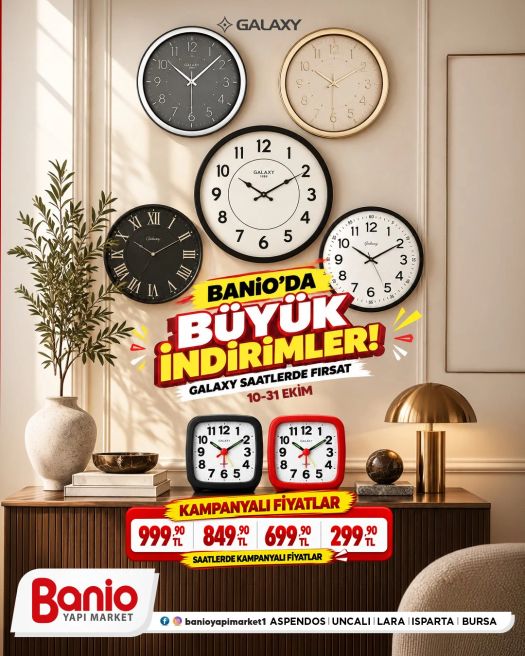 10 Ekim Banio Yapı Market Kataloğu 2026 Sayfa 32