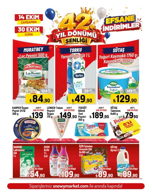 14 Ekim Snowymarket Kataloğu 2026 Sayfa 3