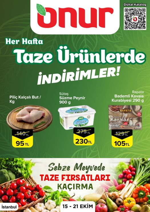 15 Ekim Onurmarket Kataloğu 2026 Sayfa 1