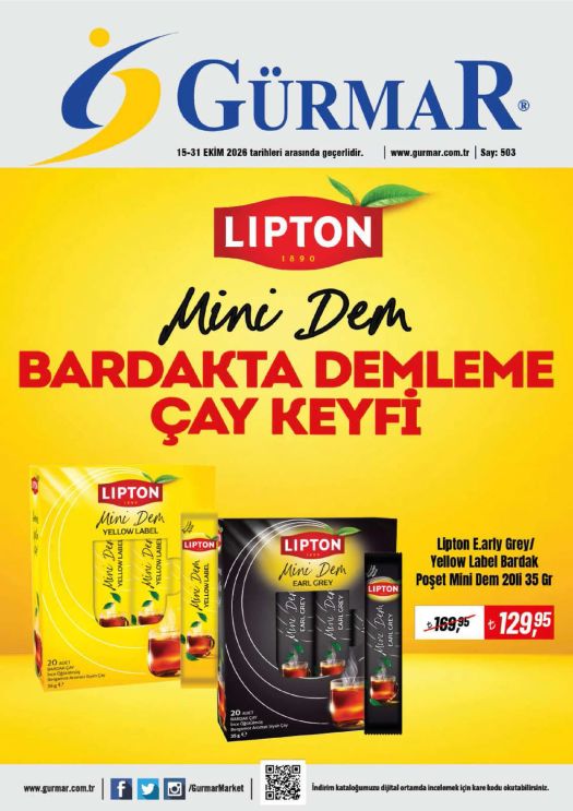 15 Ekim Gurmar Kataloğu 2026 Sayfa 1