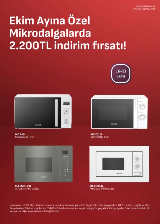 18 Ekim Arçelik Kataloğu 2026 Sayfa 9