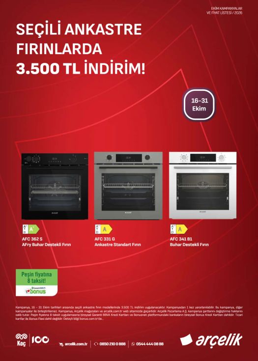 18 Ekim Arçelik Kataloğu 2026 Sayfa 18