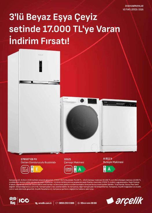 16 Ekim Arçelik Kataloğu 2026 Sayfa 23