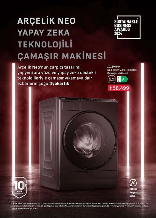 16 Ekim Arçelik Kataloğu 2026 Sayfa 64
