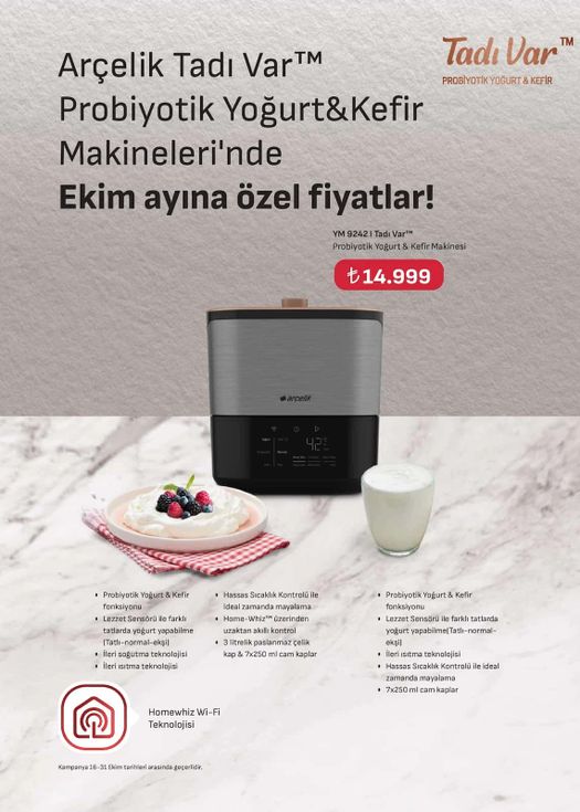 16 Ekim Arçelik Kataloğu 2026 Sayfa 71