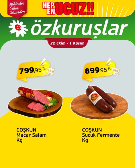 22 Ekim Ozkuruslar Kataloğu 2026 Sayfa 1
