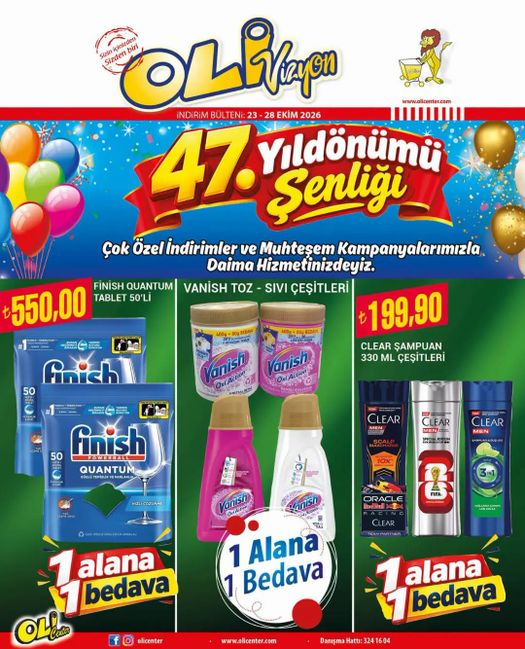 23 Ekim Oli Center Kataloğu 2026 Sayfa 1