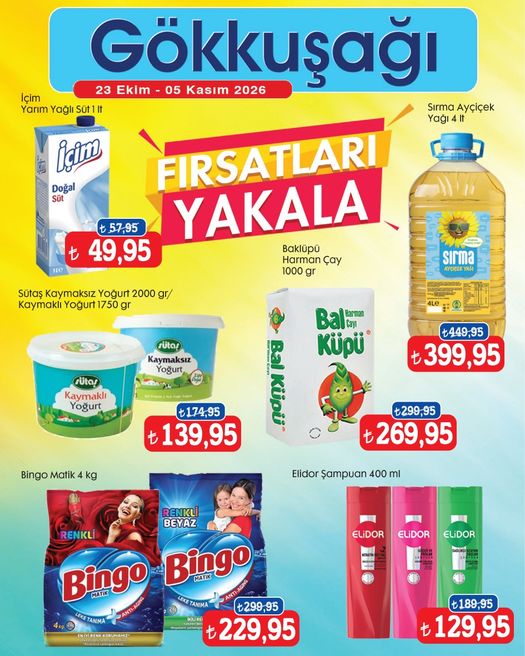 23 Ekim Gokkusagimarket Kataloğu 2026 Sayfa 1